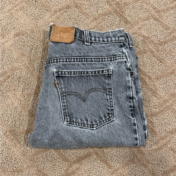 Vintage Levi’s 631 Orange Tab Jeans 32x28 - Picture 1 of 11